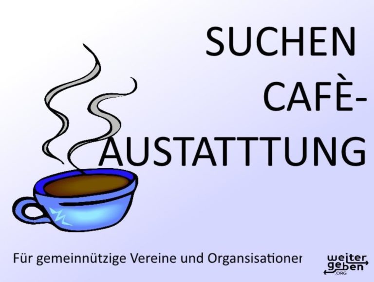 Gesucht: Cafe-Einrichtung in Oberfranken – G117