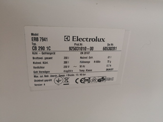 Details Electrolux ERB 7941