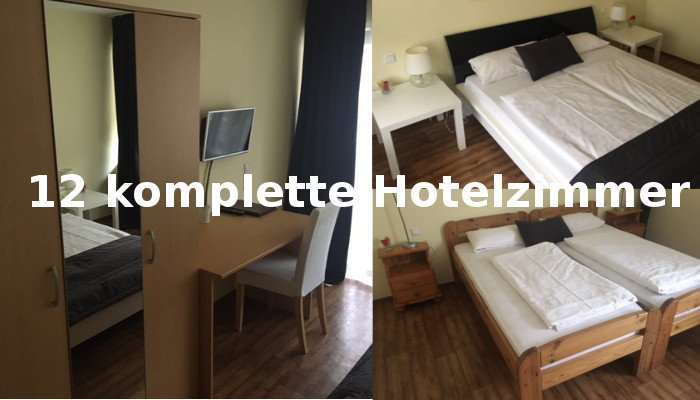 12 komplette Hotelzimmer – Spende Nähe Köln