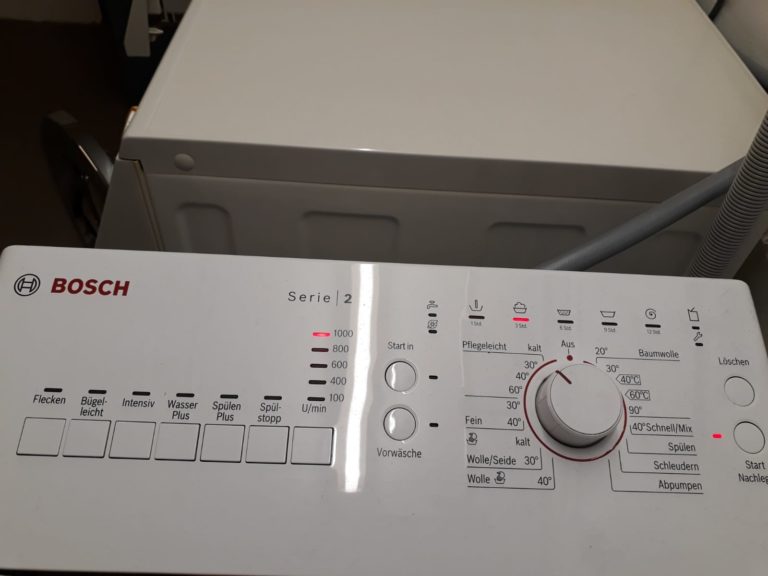 Waschmaschine Toploader – Spende in Münster