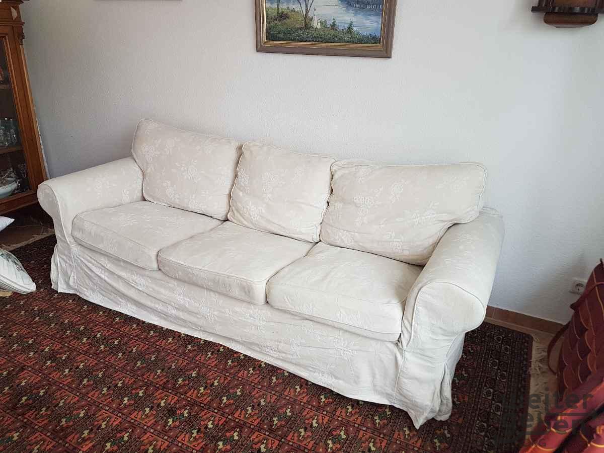 weißes 3er Sofa von Ikea – Spende in Dallgow-Döberitz