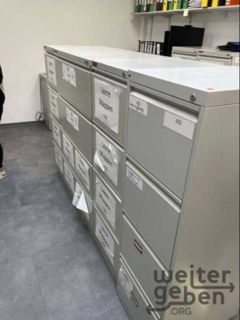 Aktenschränke – Spende in Frankfurt