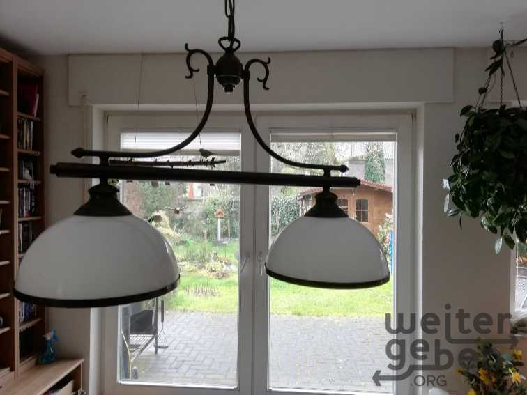 Balkenlampe – Spende in Straelen