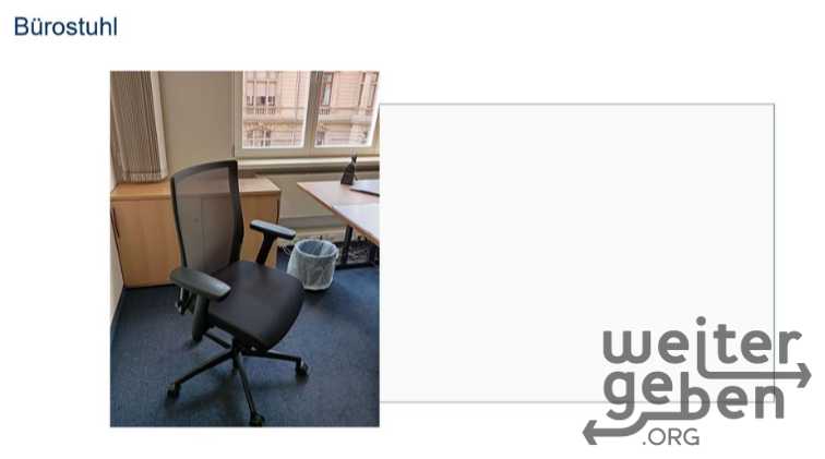 Bürostuhle – Spende in Frankfurt