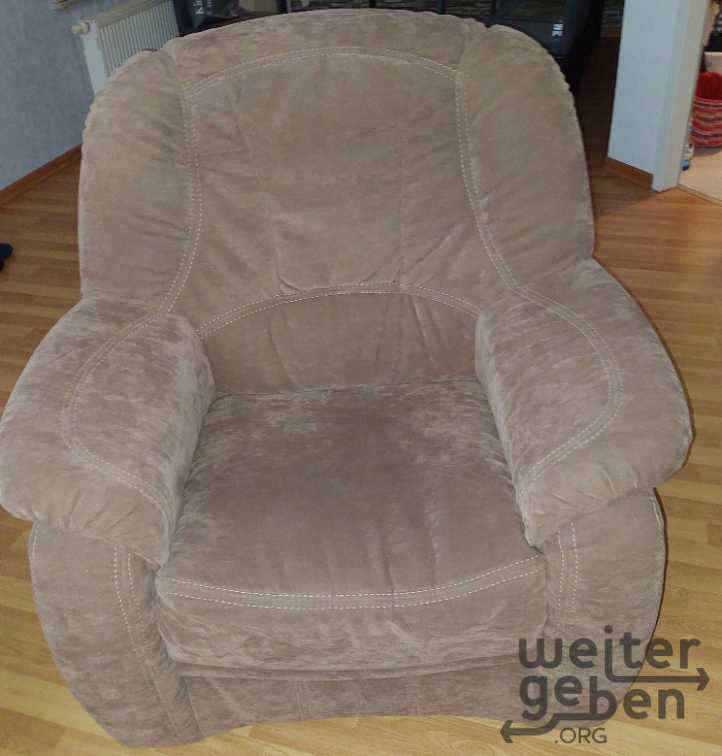 Couch mit Sessel 3teilig – Spende in Panitzsch