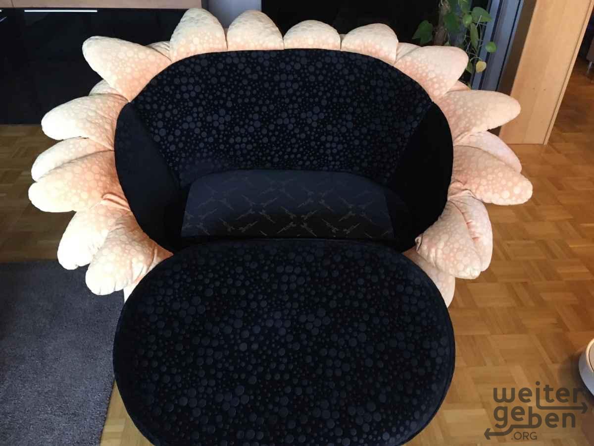 Bretz Sonnenblumen-Couch in Essen