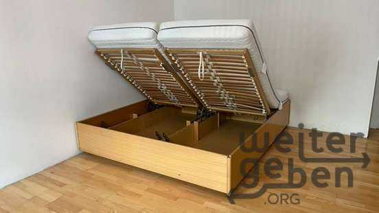 Doppelbett – Spende in Wien