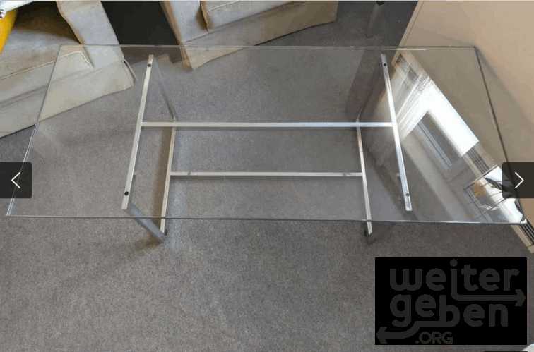 Glastische – Spende in Hof