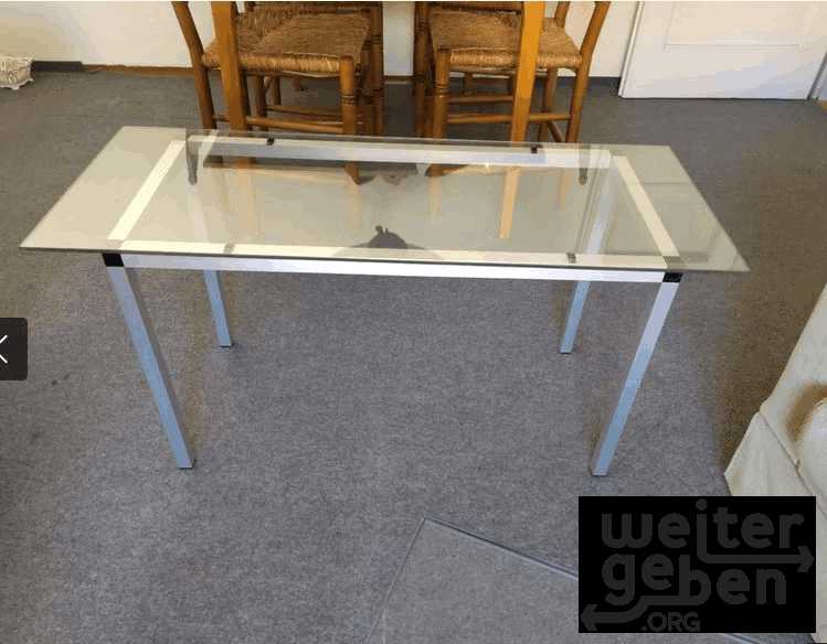 Glastische in Hof