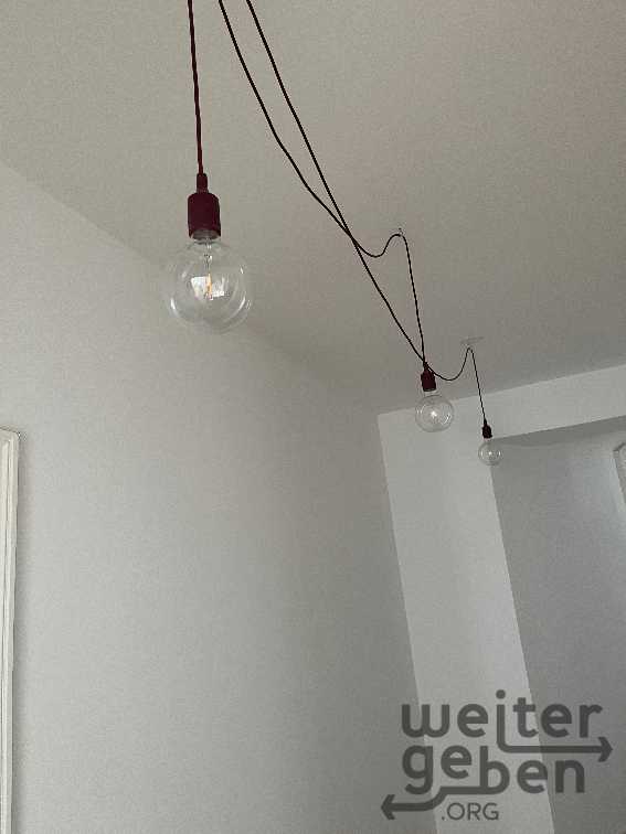 2 Hängelampensysteme – Spende in Berlin