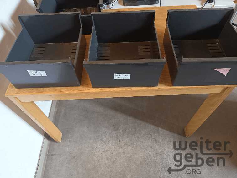 Karteitrog Karteikästen in Ansbach
