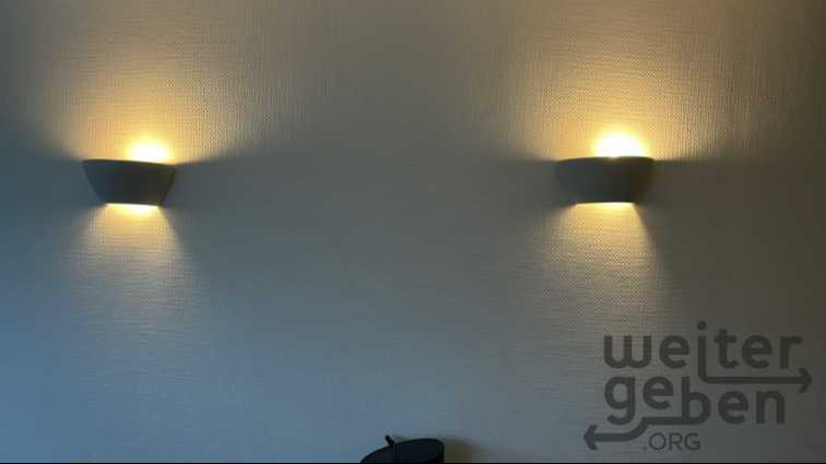 unterschiedliche Lampen – Spende in Mannheim