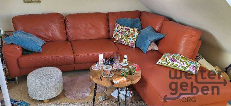 Leder-Ecksofa in Frankfurt
