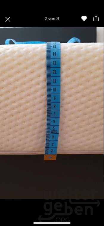 Matratze mit Topper in Münchem