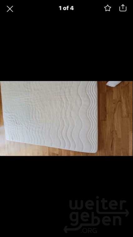 Matratze mit Topper in Münchem