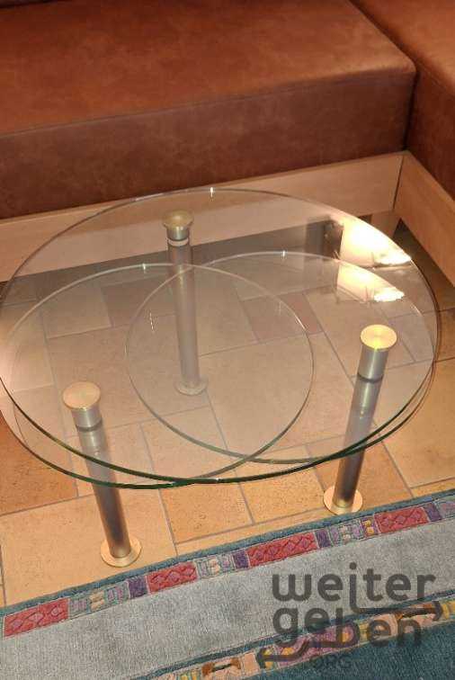 Polstergarnitur mit Glastisch in Fraunberg