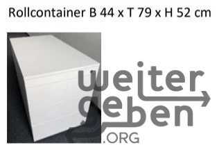 Rollcontainer  – Spende in Köln