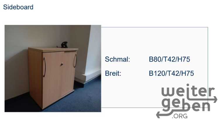 Sideboards – Spende in Frankfurt
