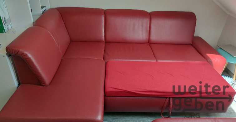 Sofa mit Hocker inkl. Schlaffunktion in Maisach