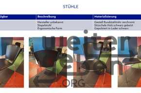 Stühle in Zürich